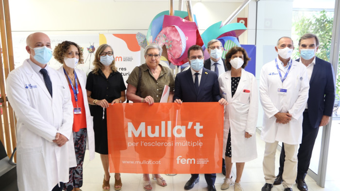 El president de la Generalitat i el conseller de Salut visiten Vall d’Hebron 