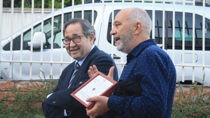 Pep Pla i el Dr. Sánchez de Toledo