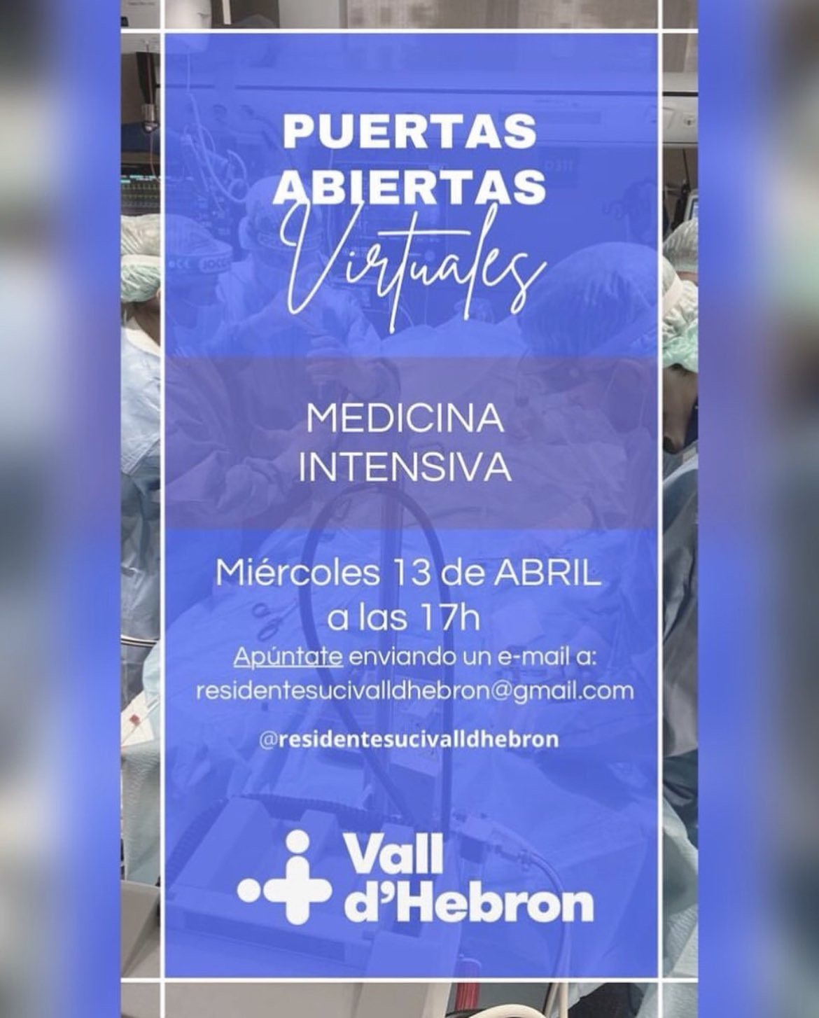 Portes Obertes Virtuals Medicina Intensiva